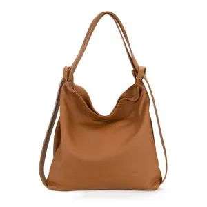N0085 Borsa/zaino convertibile in pelle da donna