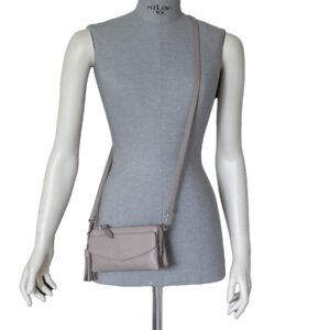 Alternative view of Pochette in pelle da donna ELSA