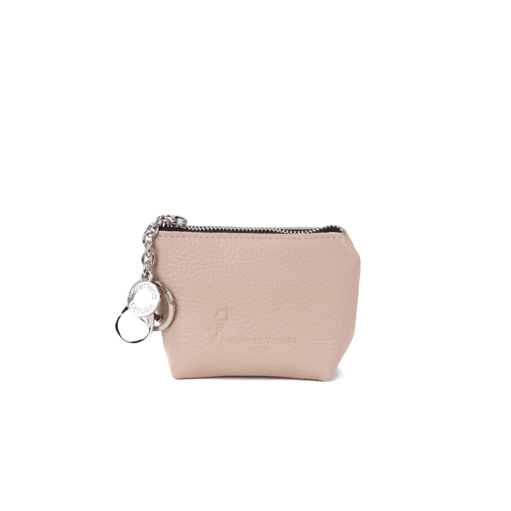 Leather pochette and keyholder AC022