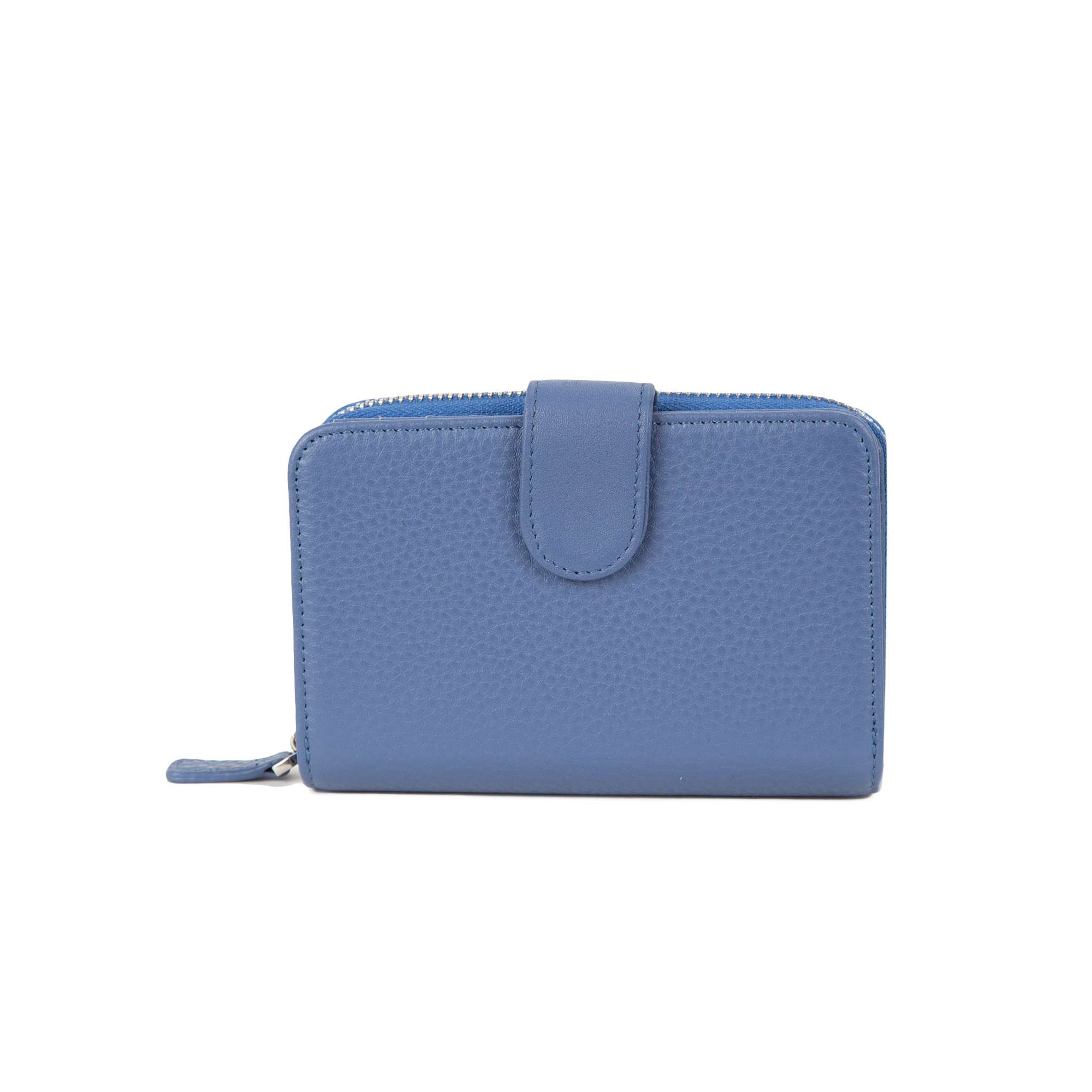 Portafoglio Uomo In Vera Pelle Blu – Senza Loghi, Morbido Pelle Bovina, Dimensioni 12.5x9.5 Cm, Con Spazio Per Banconote E Monete