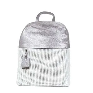 ミュージシャン the GazettE MINI LEATHER BACKPACK SILVER the GazettE MINI LEATHER BACKPACK SILVER（the GazettE MINI