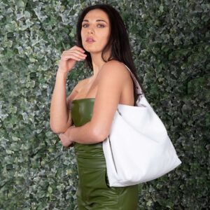 Alternative view of Sacca in pelle da donna AMY