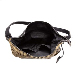 Hobo borsa a spalla in pelle da donna con stampa animalier MABELLE Pelletteria Veneta