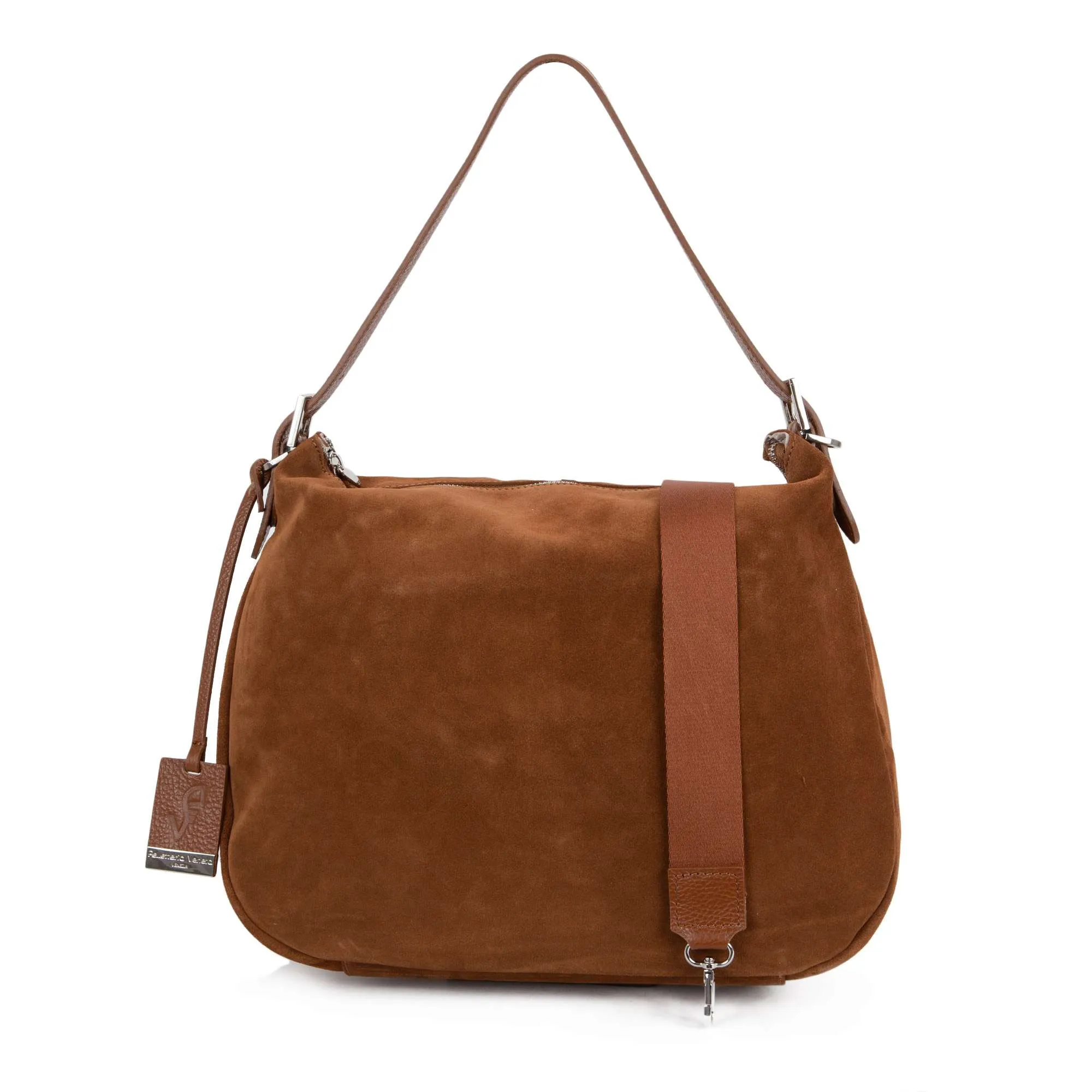 Suede hobo bag THEA Pelletteria Veneta