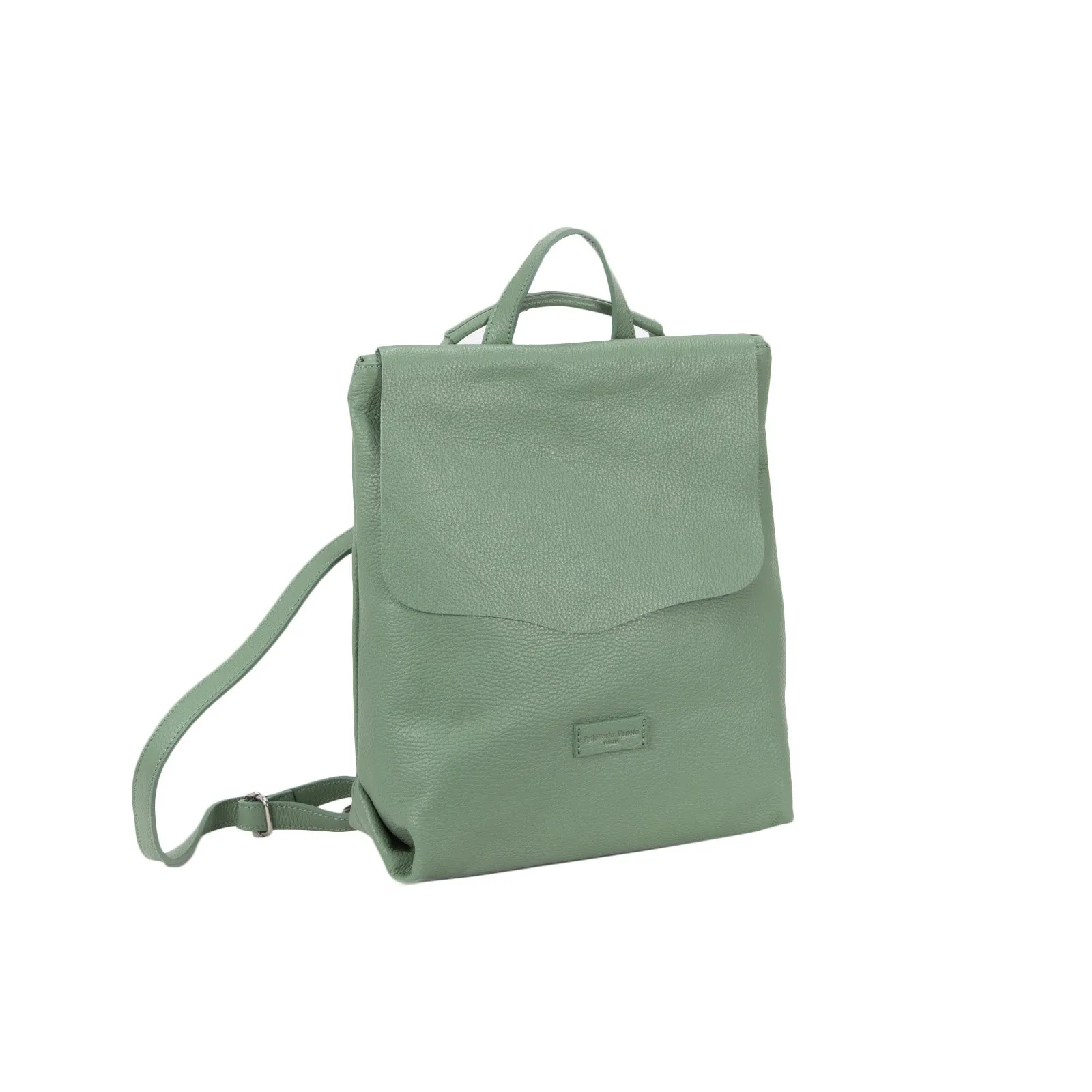 Convertible women's leather backpack CARINA