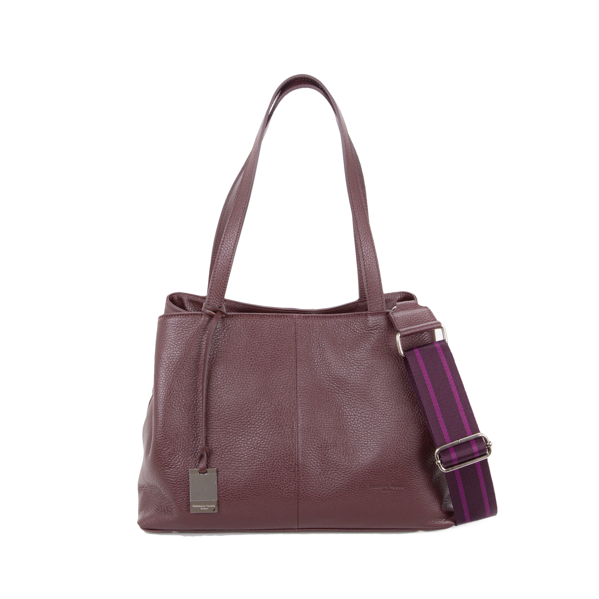 Grainy leather shopper D23021 EMILY collection by Pelletteria Veneta