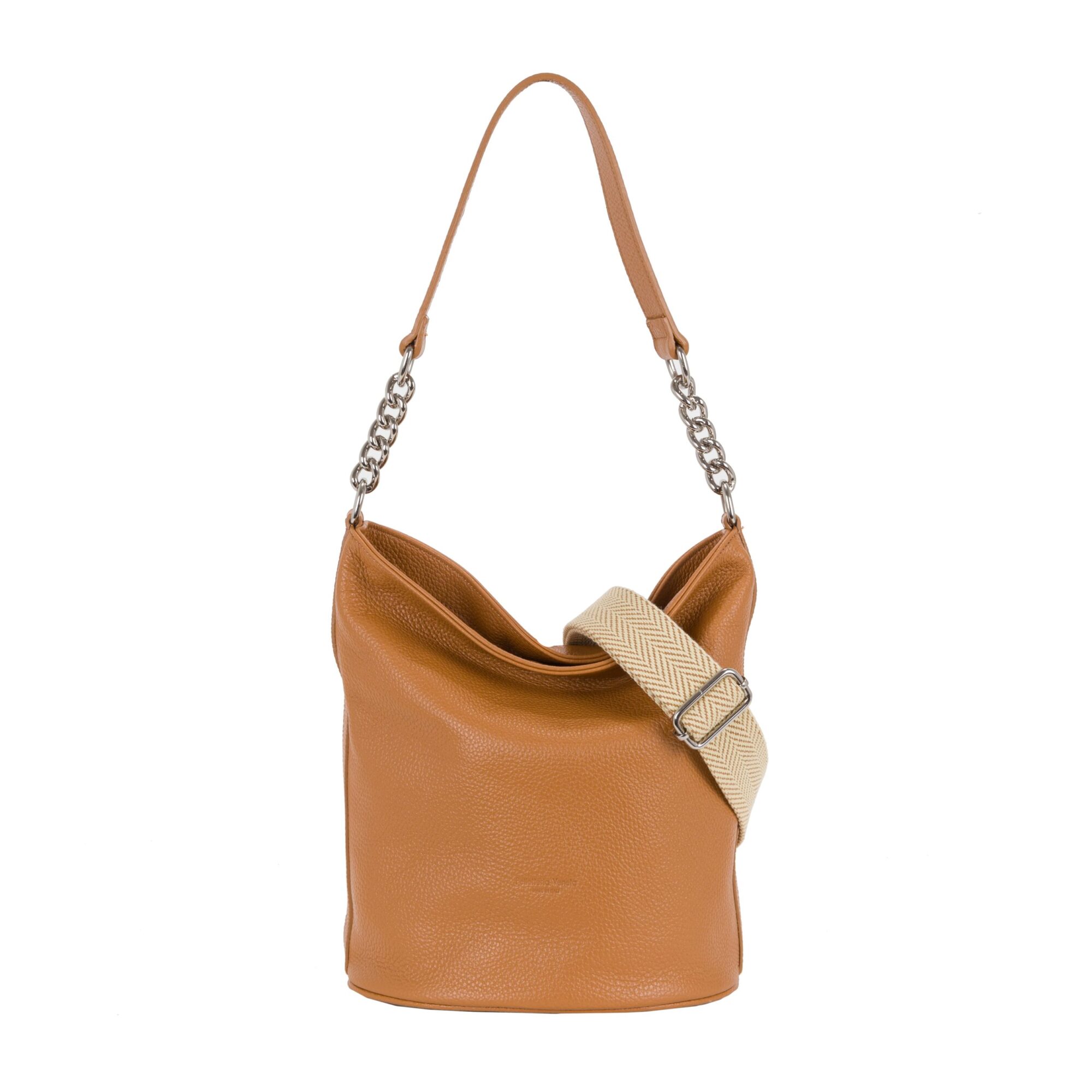 Leather bucket D24063