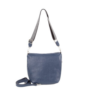 Tracolla in pelle con tasche V24478 da donna