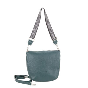 Tracolla in pelle con tasche V24478 da donna