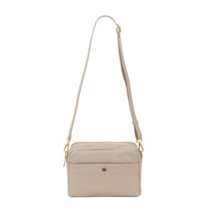 Leather cross-body clutch D24489