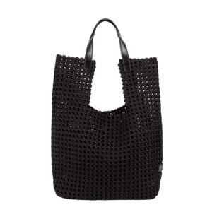 Sacca spalla in raso intrecciato a mano ST24440