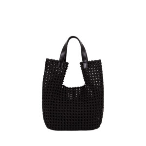 Sacca spalla in raso intrecciato a mano ST24441