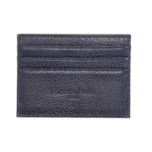 Leather cards holder - Navy