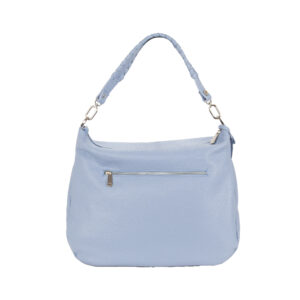 Alternative view of Borsa a spalla V25484 in pella martellata a grana grossa