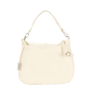 Borsa a spalla V25484 in pella martellata a grana grossa