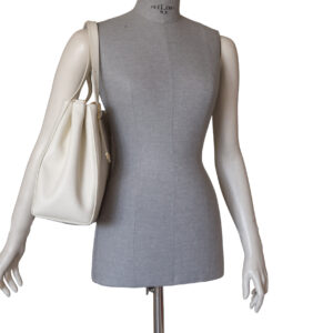 Alternative view of Multi-compartment leather shopper D25400