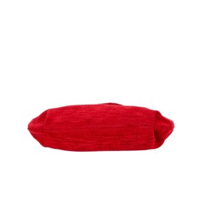 borsa in tessuto damascato di Pelletteria Veneta rossa