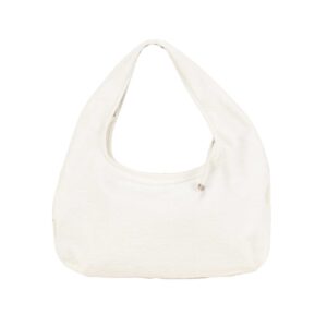 Borsa a spalla in tessuto e pelle T25704 di Pelletteria Veneta