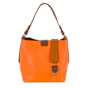 Sacca in pelle V25201 a grana grossa di Pelletteria Veneta