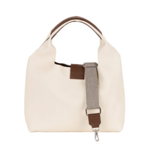 Borsa a mano V25202 a grana grossa di Pelletteria Veneta