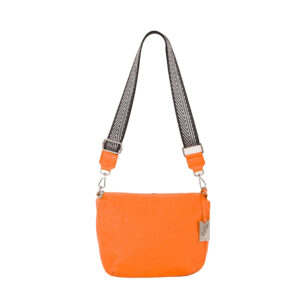 Tracolla in pelle con tasche V25478 da donna di Pelletteria Veneta