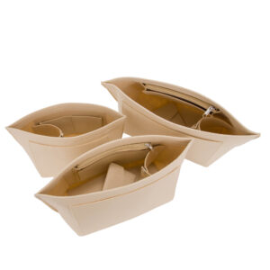 Shopper in pelle grande con organizer rimovibile di Pelletteria Veneta