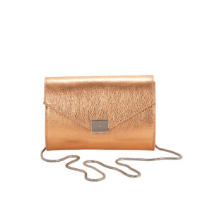 Pochette in pelle laminata da donna V25501 di Pelletteria Veneta