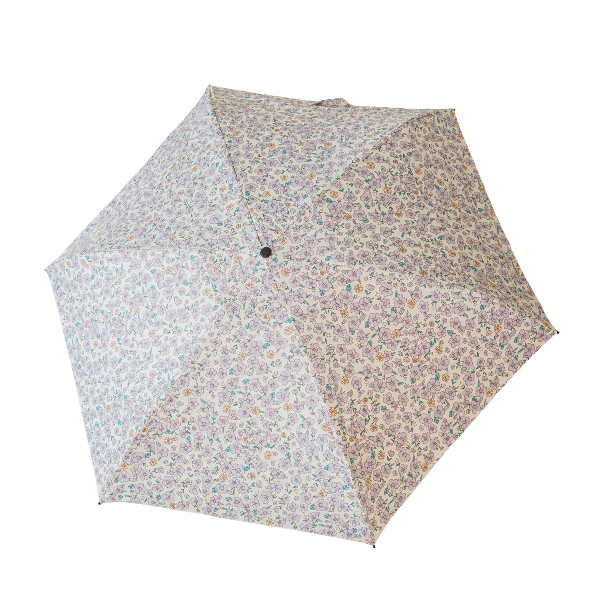 Ombrello compatto con stampe floreali