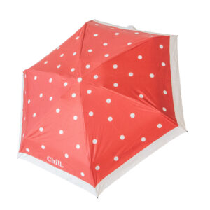 Ombrello compatto con stampe a pois