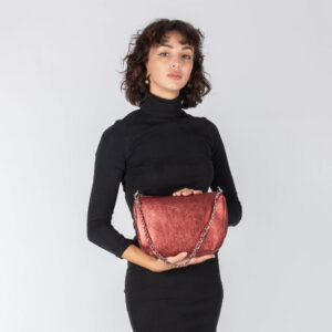 Alternative view of Laminated leather pouch D25316 by Pelletteria Veneta