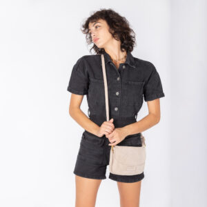 Alternative view of Pochette in pelle nabuk NB25412 di Pelletteria Veneta