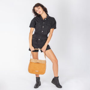 Alternative view of Nubuk hobo bag NB25415 by Pelletteria Veneta