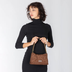 Alternative view of Embroidered farbric Crossbody bag in T25722by Pelletteria Veneta