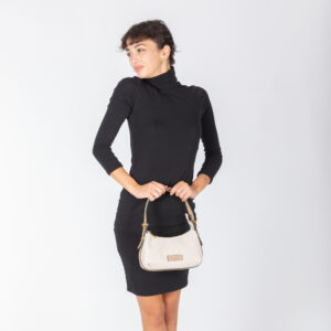 Alternative view of large grain leather clutch V25512 by Pelletteria Veneta