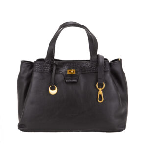 Shopper media multiscomparto N25611 in pelle da donna di Pelletteria Veneta