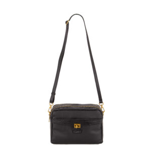 Tracolla in pelle martellata N25613 di Pelletteria Veneta