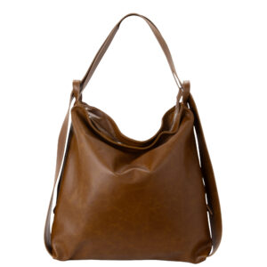 N0085 Borsa/zaino convertibile in pelle da donna