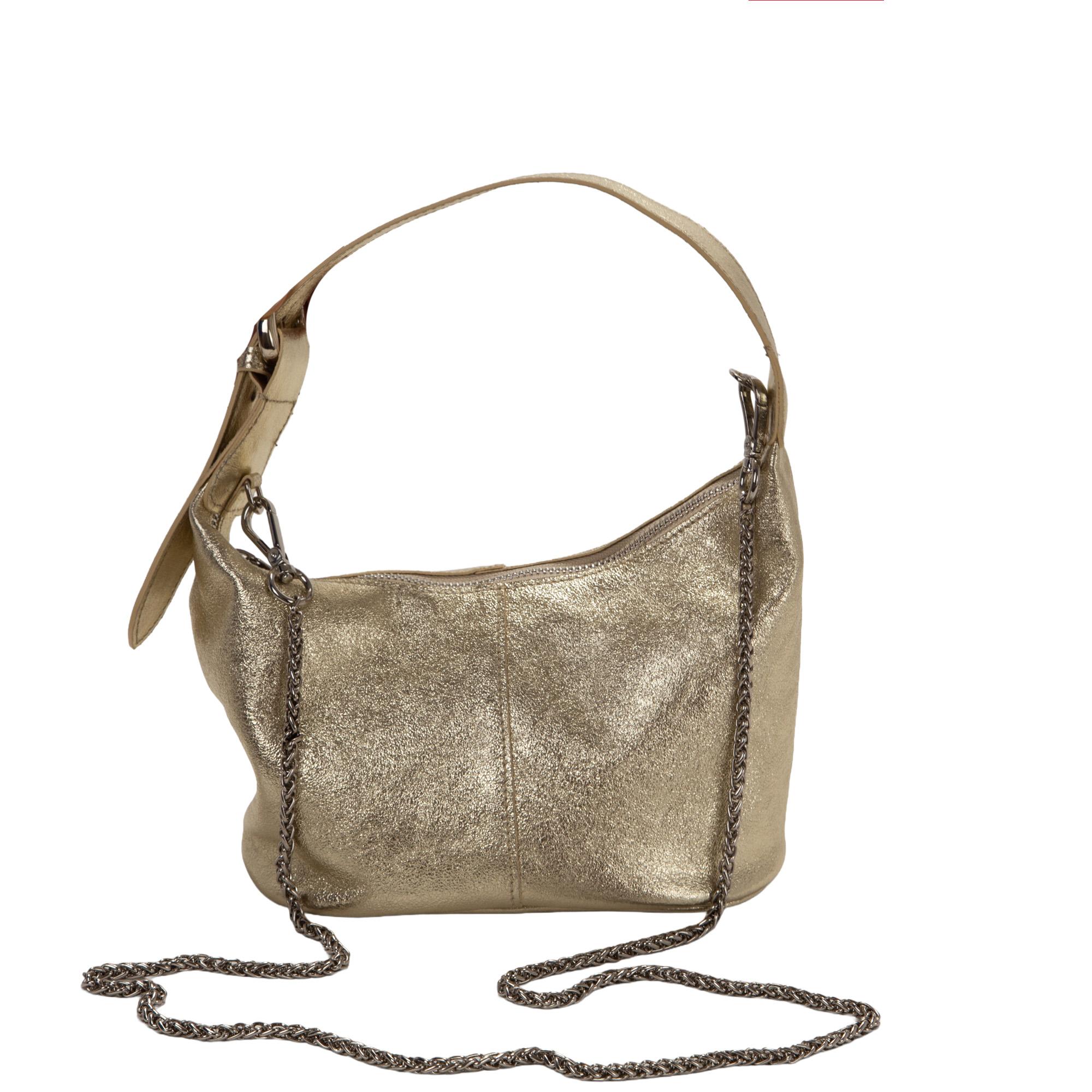 Borsa a mano L25802 in dollarino laminato - immagine 6