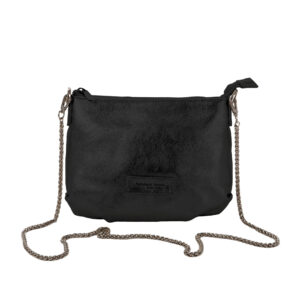 Tracolla L25803 in pelle martellata laminata