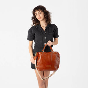 Alternative view of Leather handbag F26203 by Pelletteria Veneta