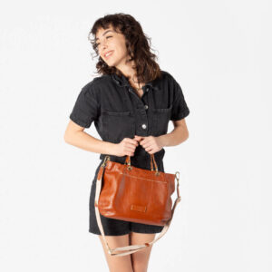 Alternative view of Leather handbag F26204 by Pelletteria Veneta