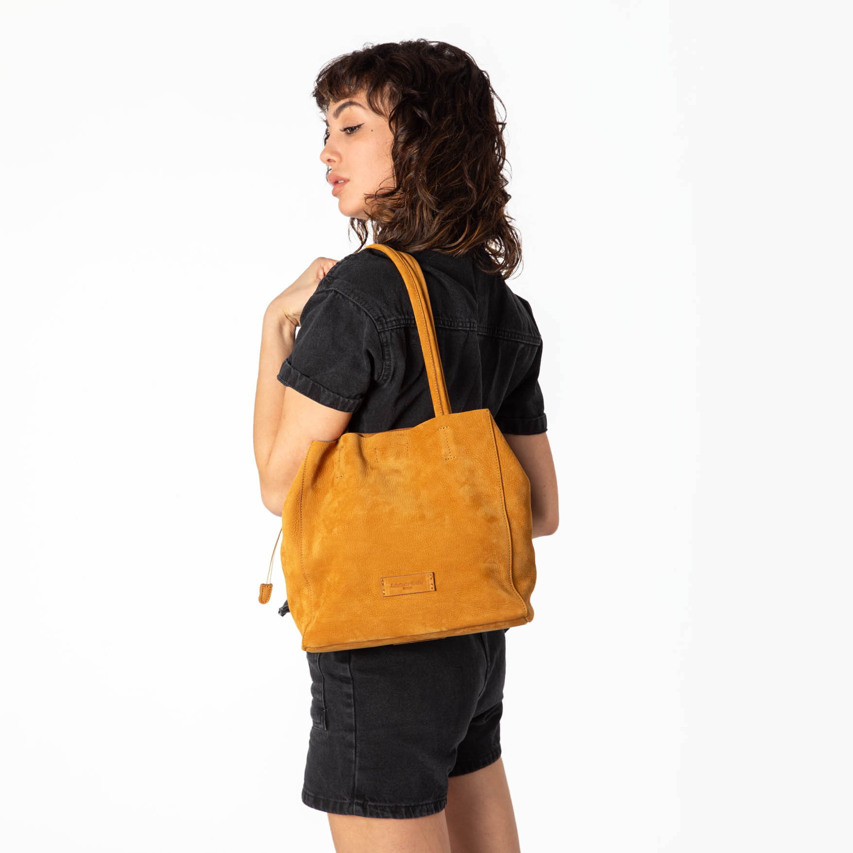 Shopper in nabuk da donna NB26411 di Pelletteria Veneta - immagine 2