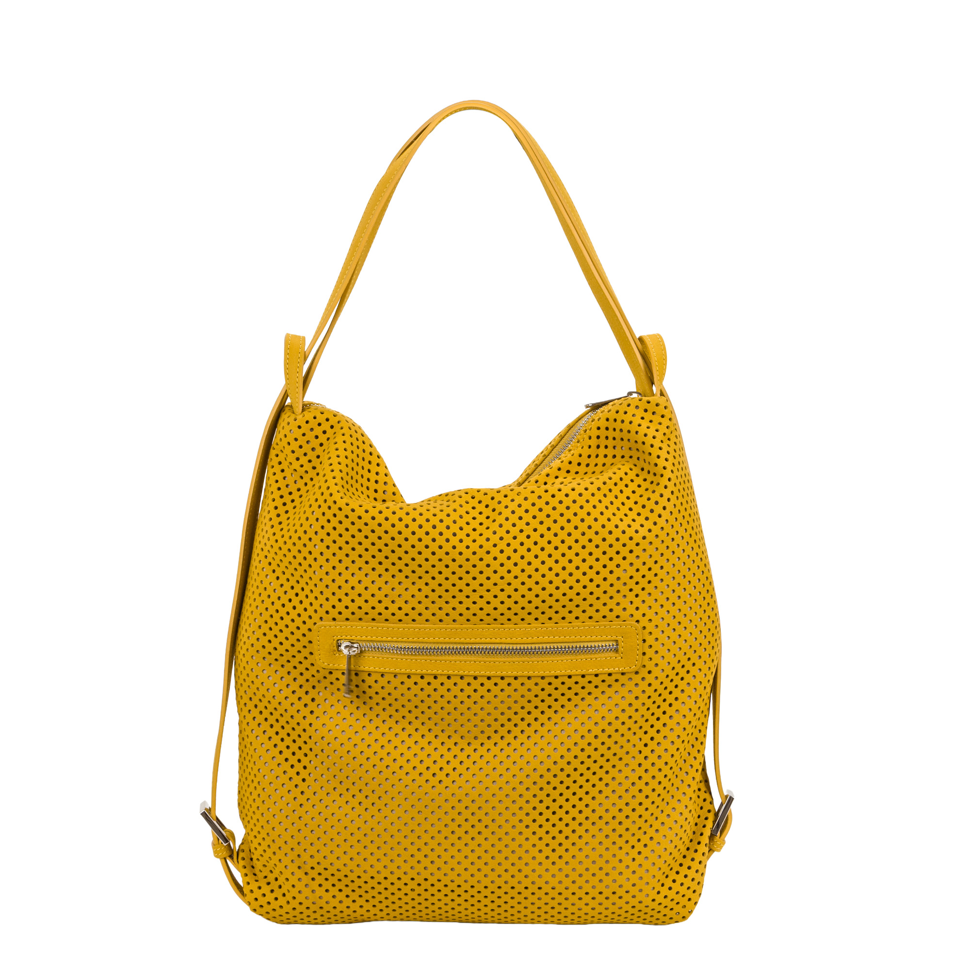 Sacca multiuso N26815 in nabuk traforato di Pelletteria Veneta - immagine 4