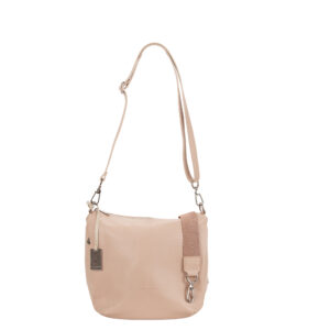 Women's Pebbled Italian Leather Hobo Bag with Dual Straps