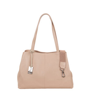 Women's Multi-Compartment Italian Leather Shopper Bag