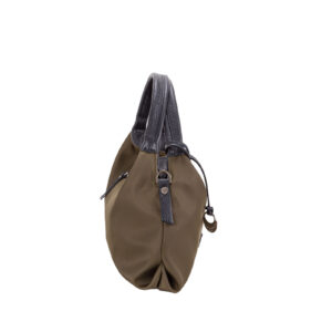 Borsa a spalla media da donna in nylon e pelle di Pelletteria Veneta