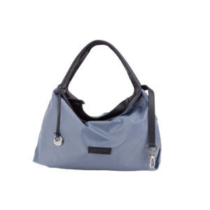 Borsa a spalla media in nylon e pelle Y27721 Collezione Giudecca