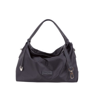 Borsa a spalla media in nylon e pelle Y27721 Collezione Giudecca
