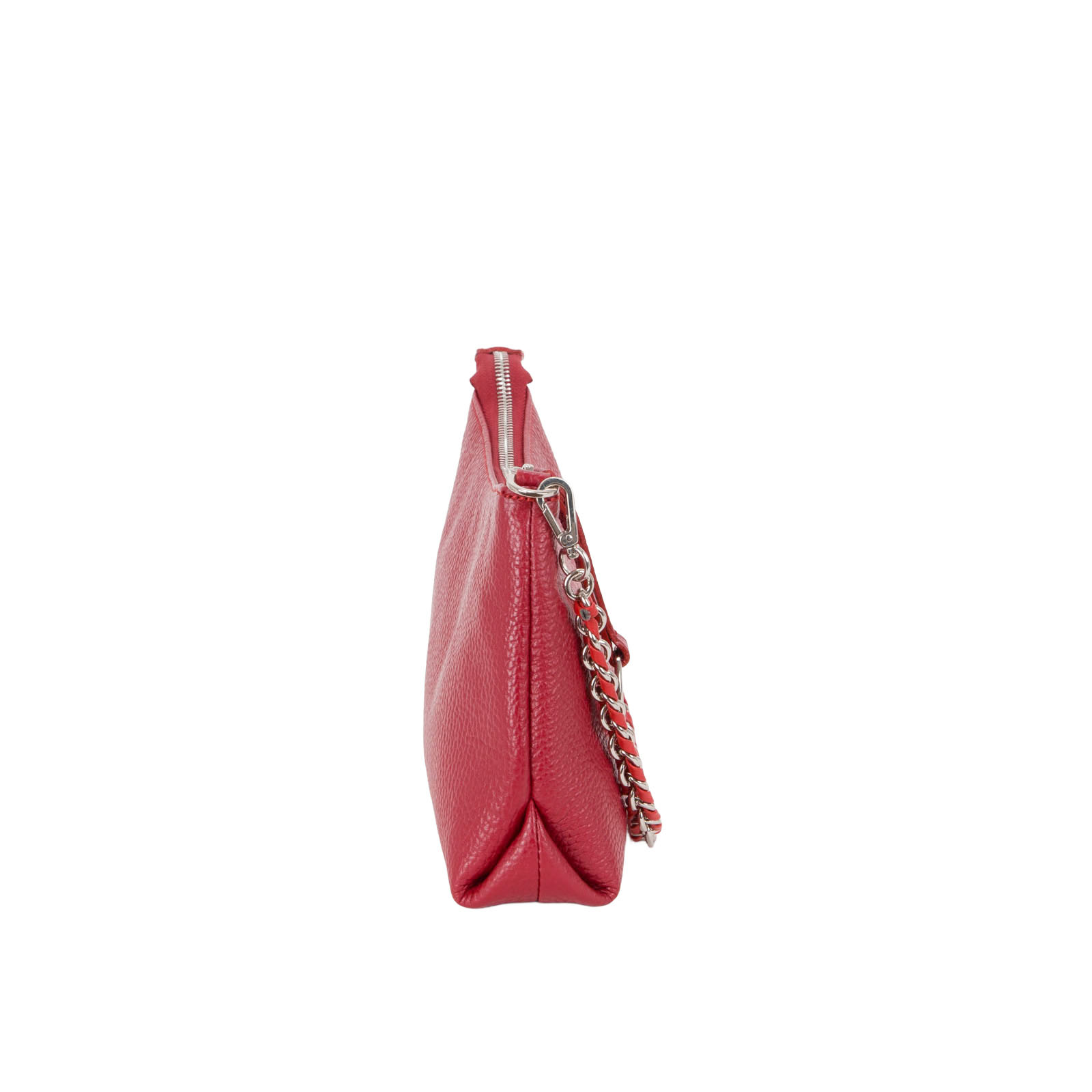Fondamenta Collection Tumbled Leather Pochette with Chain and Strap D27127 - Image 5