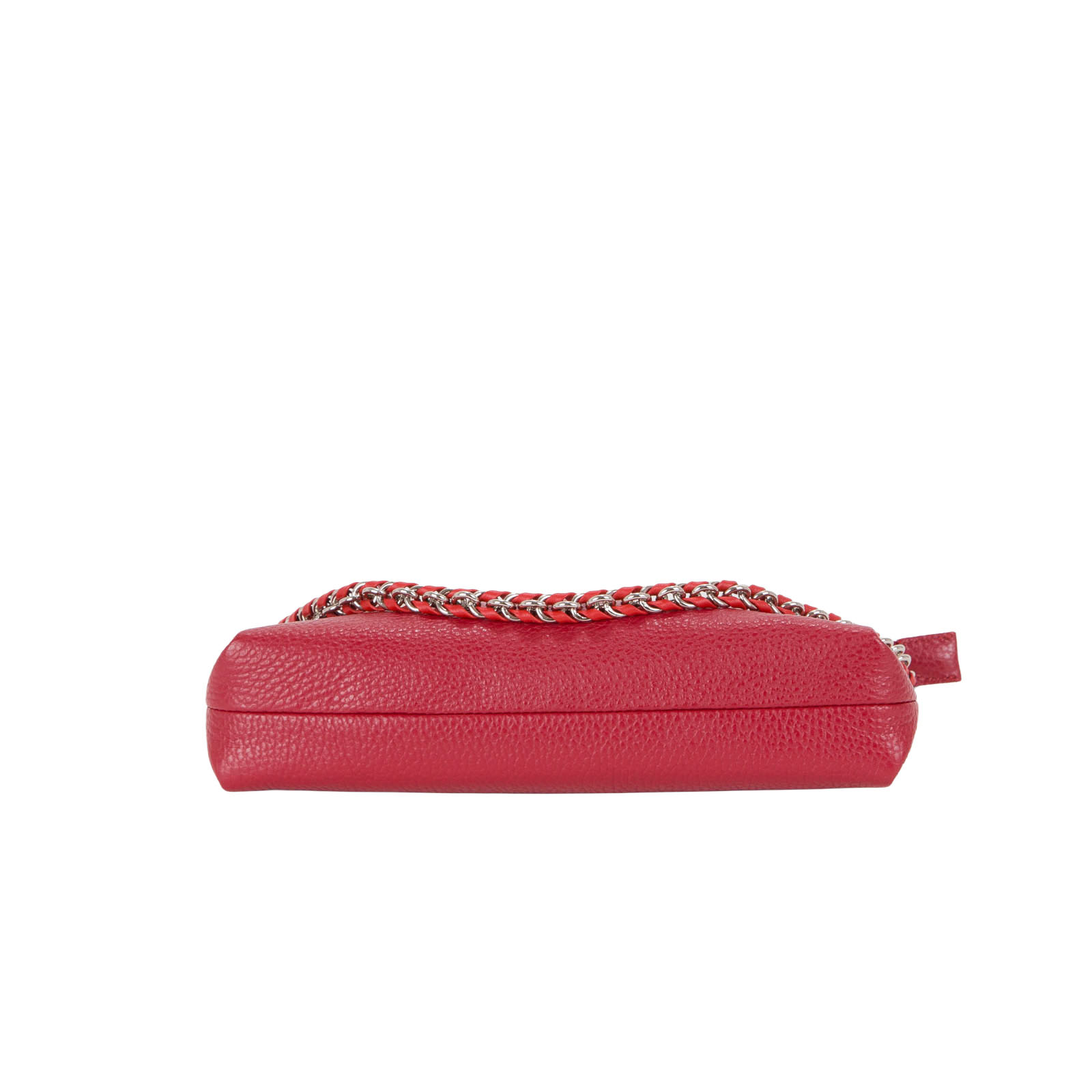 Fondamenta Collection Tumbled Leather Pochette with Chain and Strap D27127 - Image 4